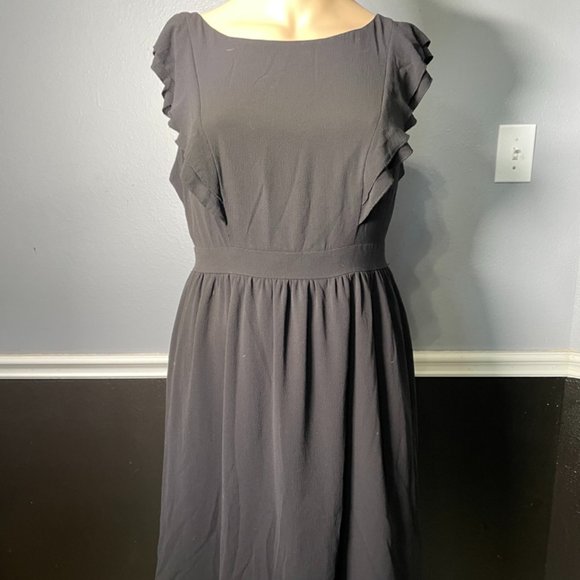 Modcloth Dresses & Skirts - ModCloth X Fervour Little Black Dress w/ Ruffle Sleeves